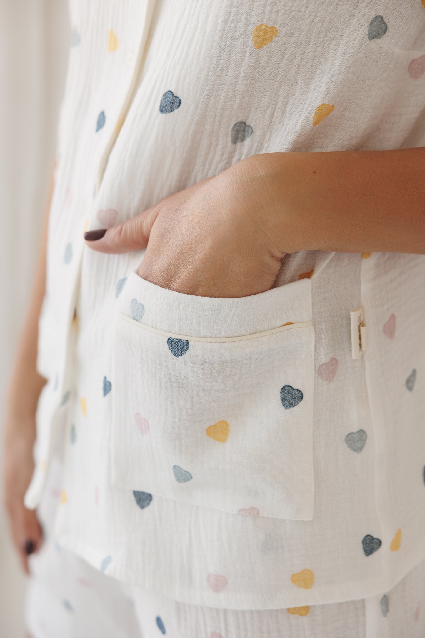 Trumpa pižama suaugusiems "Mylimukai"